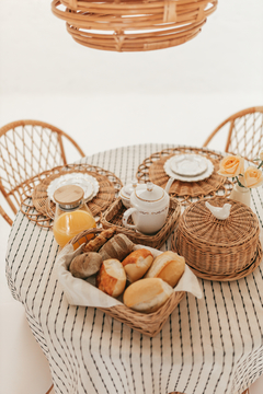 Boleira passarinho em rattan - 2 tamanhos - comprar online