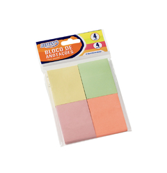 Bloco Smart Notes Coloridos Pastel BRW