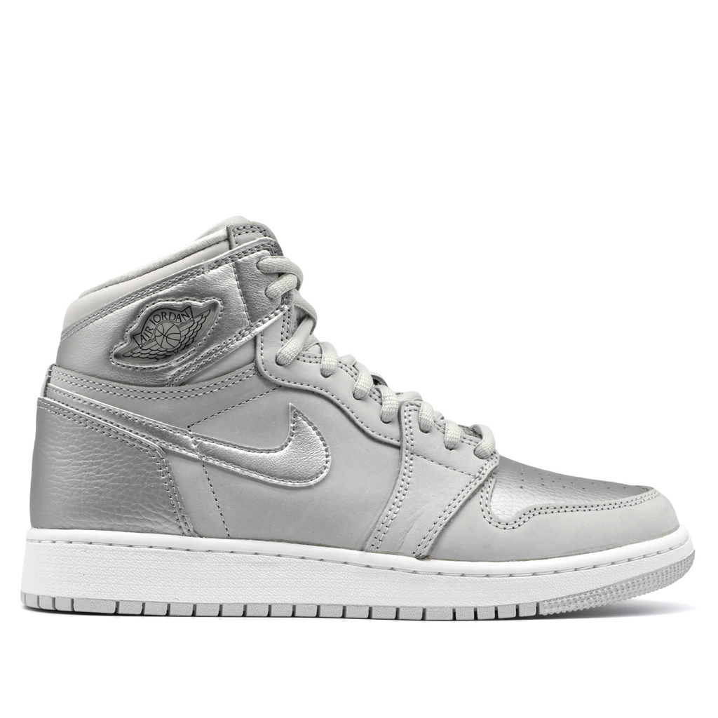 Botitas NIKE Jordan para mujer y hombre color plateado