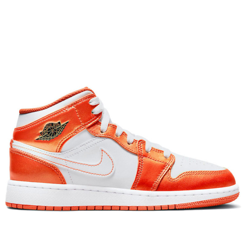 Botitas NIKE Jordan para mujer y hombre color naranja