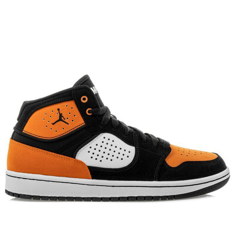 Botitas NIKE Jordan para mujer y hombre color naranja