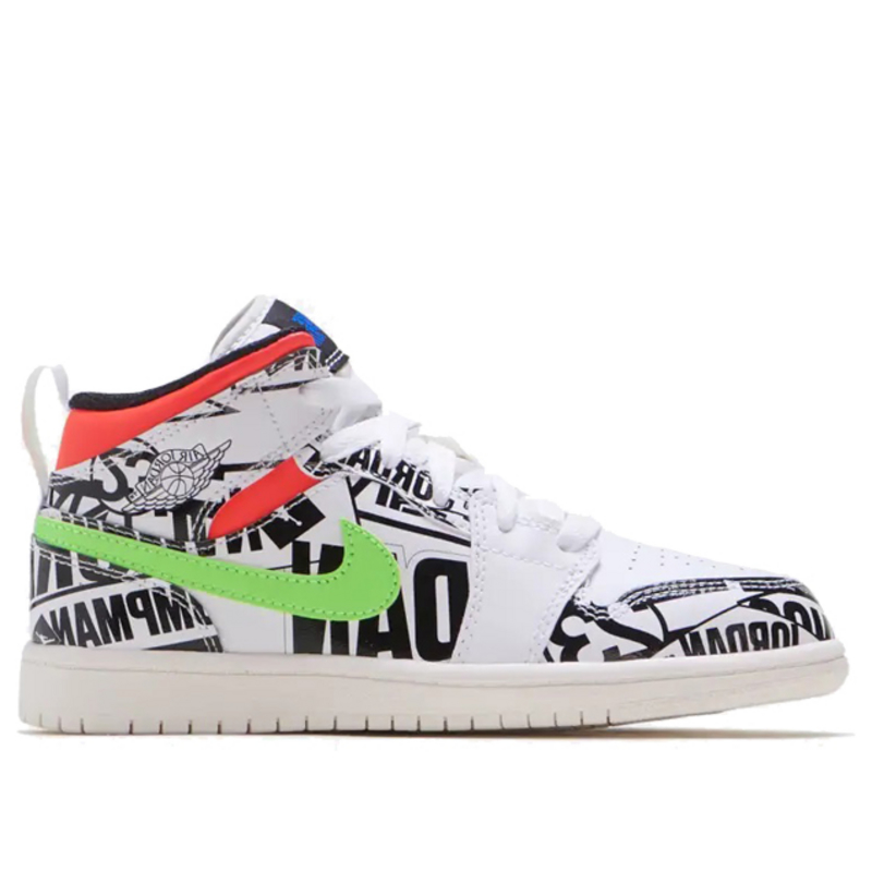 Botitas NIKE Jordan para mujer y hombre color blanco