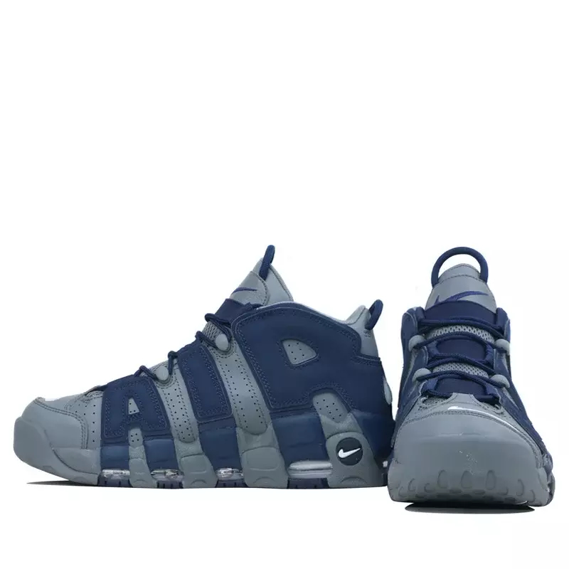 BOTITAS NIKE AIR MORE UPTEMPO PARA HOMBRE Y MUJER COLOR GRIS