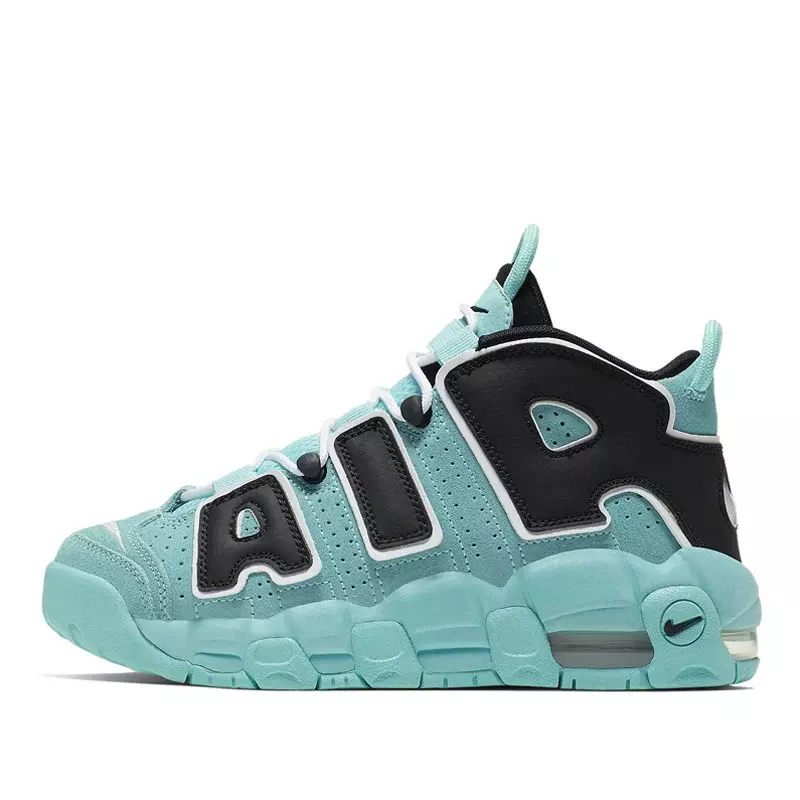 nike uptempo celeste