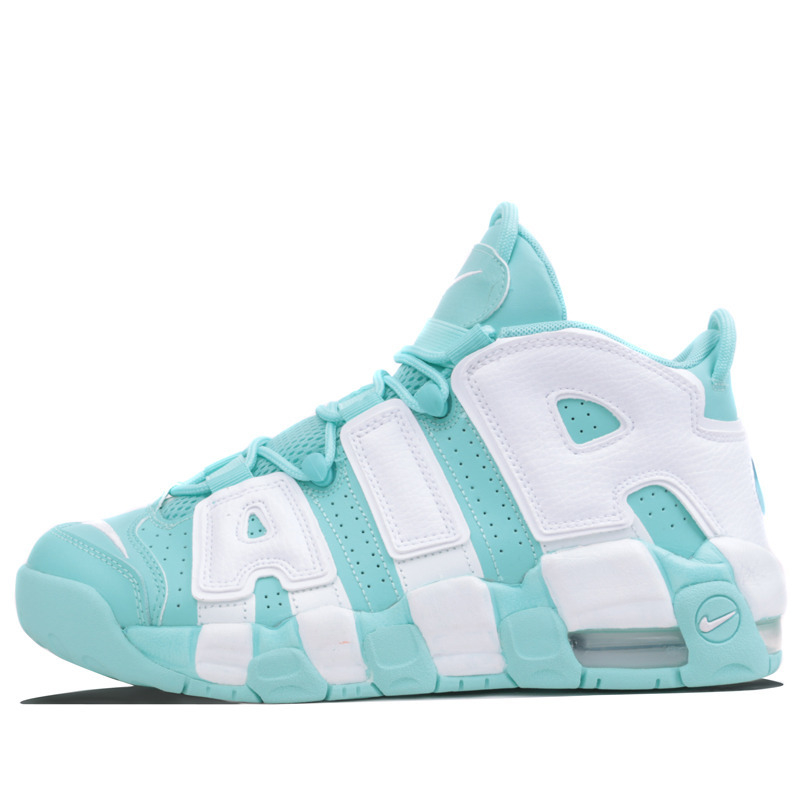 BOTITAS NIKE AIR MORE UPTEMPO PARA HOMBRE Y MUJER COLOR CELESTE