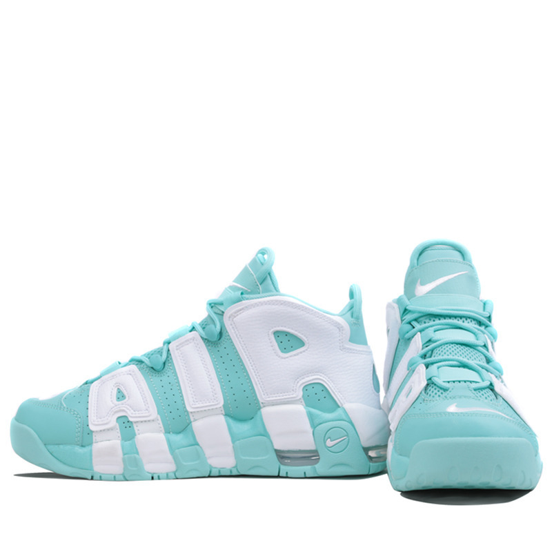 BOTITAS NIKE AIR MORE UPTEMPO PARA HOMBRE Y MUJER COLOR CELESTE