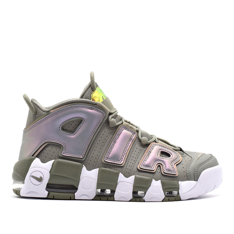 BOTITAS NIKE AIR MORE UPTEMPO PARA HOMBRE Y MUJER COLOR VERDE