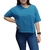 Camiseta Hering Feminina Blusa Cropped Box Azul 4EZBA02EN - comprar online