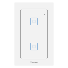 Interruptor Wi-Fi 4x2 - Branco 2 Botões - comprar online