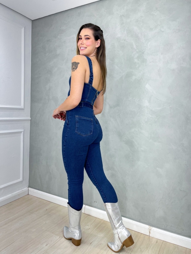 Macacão Feminino Skinny Jeans - Styllus Anas Modas