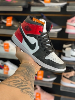 Nike Tênis Bota Cano Alto Air Jordan 1 Chicago Retro
