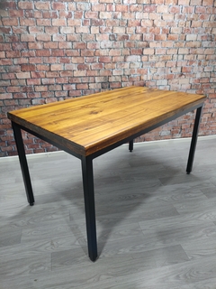 MESA COMEDOR estilo industrial 180x80x80