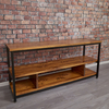 Rack grande 70" estilo industrial 160x40x65