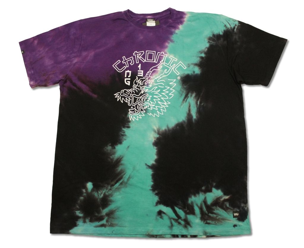 camiseta tie dye chronic