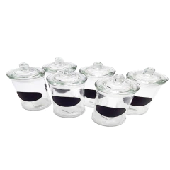 Pack x 6 Frascos de Vidrio Hermético Chicos - SHOPPY