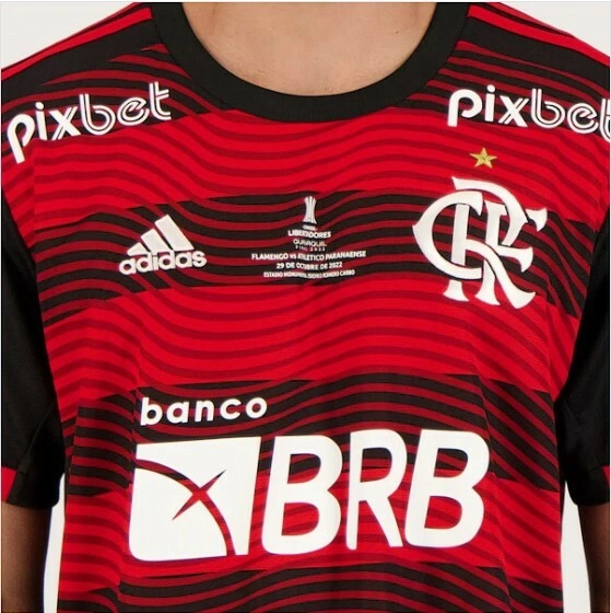 Camisa Flamengo I 2022 Final Libertadores ( CAMISA USADA NA FINAL)