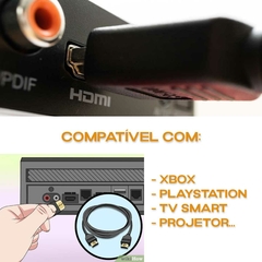 Cabo HDMI x HDMI 4k com Filtro 2 metros - comprar online