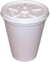 Vasos Térmicos Telgopor Descartable 120 Cc. Con Tapas X 1000