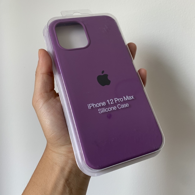 Capa de silicone para iPhone 12 Pro Max