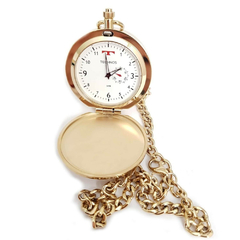 Relógio de Bolso Unissex Technos Dourado Redondo 1L45BB/4B