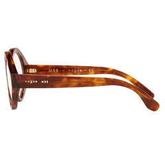 Óculos de Grau Feminino Vogue Tartaruga Geométrico MBB/New York VO5397 2954 52