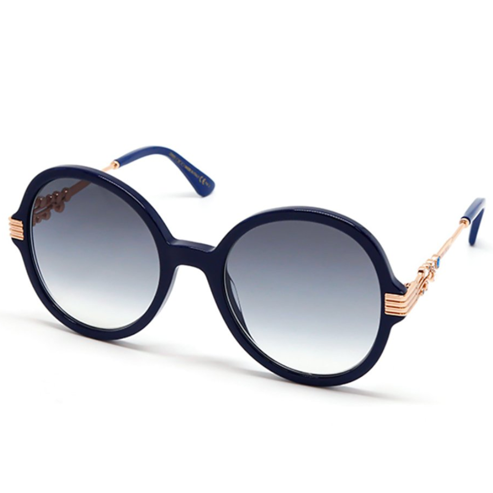 Óculos de Sol Feminino Jimmy Choo Azul Marinho Redondo Adria/GS PJP90 55