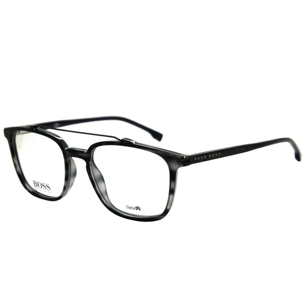 Armação para Óculos Masculino Hugo Boss Preto Cristal Piloto BOSS1049 2W8 52