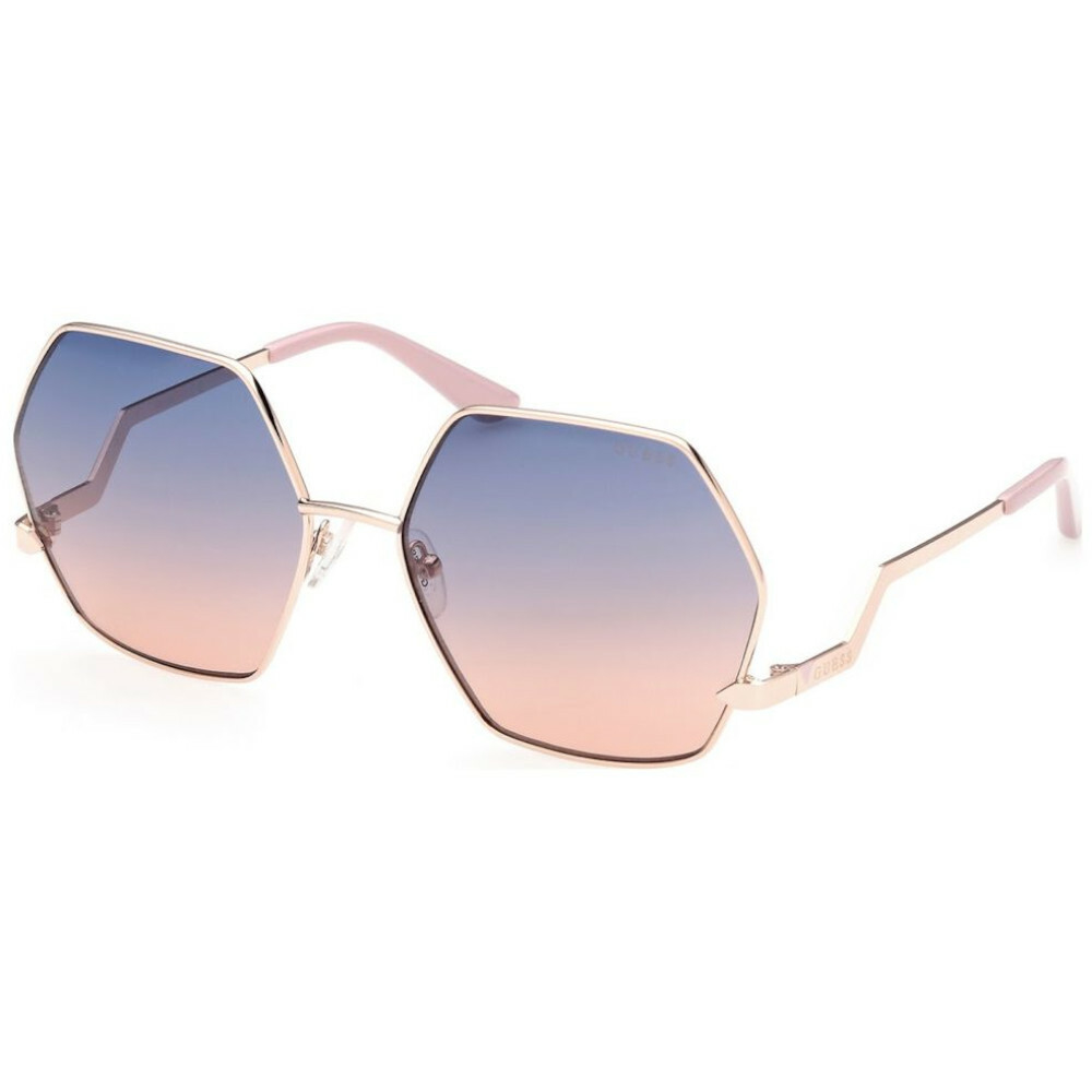 Óculos de Sol Feminino Guess Rosé Hexagonal GU7815 28W 61
