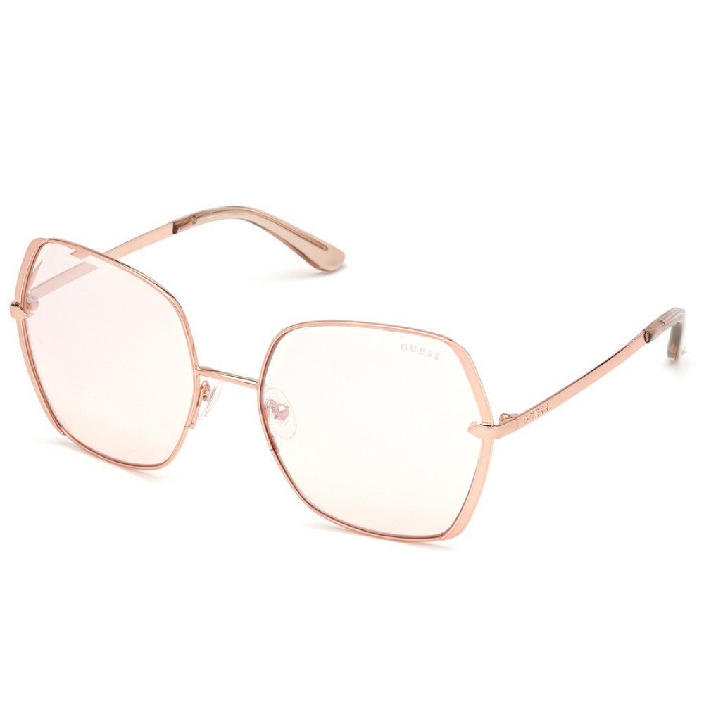 Óculos de Sol Feminino Guess Rosé Geométrico GU7721 28U 60