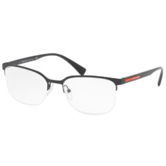 Óculos de Grau Masculino Prada Linea Rossa Preto Retangular VPS51L 1AB-1O1 56