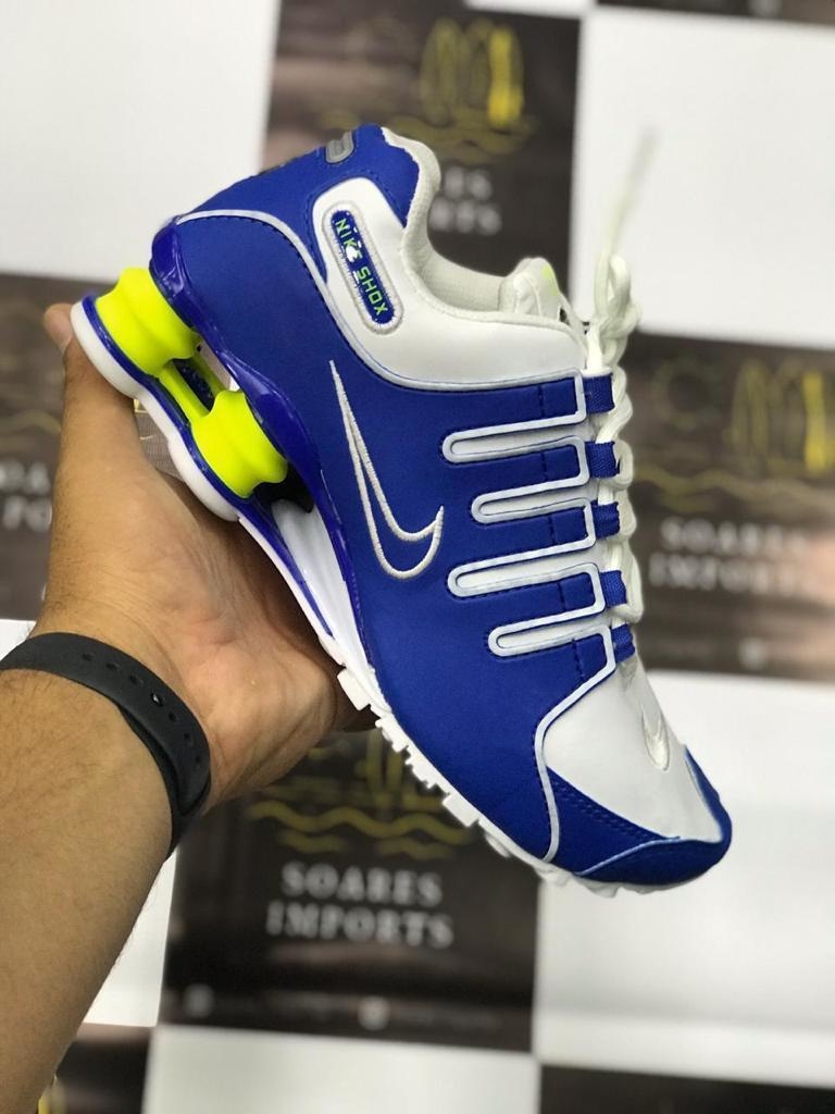Nike Shox Nz Azul e Verde - Comprar em Soares Imports