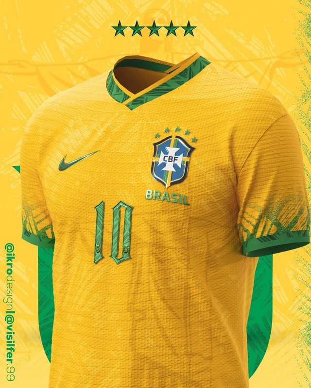 Camisa da Seleção Brasileira 2022 - Edição Especial Cristo Redentor