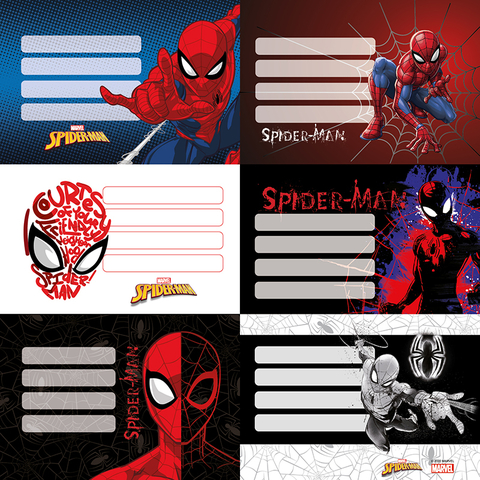 Etiquetas escolares x12 - Spiderman - Comprar en TIMMY
