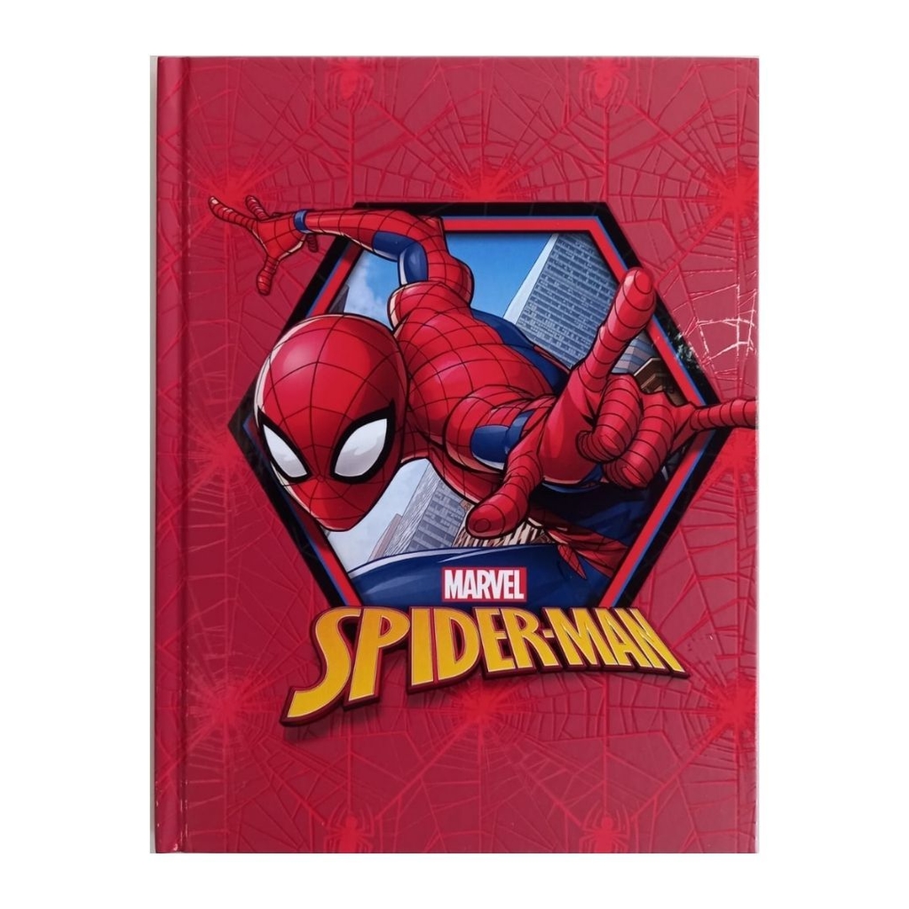 Cuaderno 16x21 cosido T/D - Spiderman rojo - TIMMY