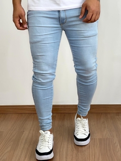 Calça Jeans Lav Clara Super Skinny Faixa Lateral - Codi Jeans