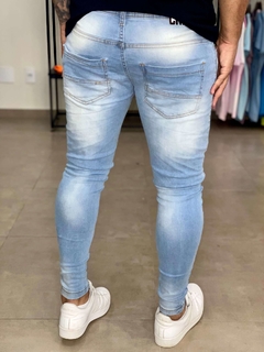 Calça Jeans Super Skinny Destroyed River - Creed Jeans na internet