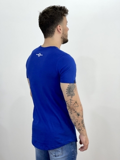 Camiseta Azul Flag Trio - Buh - Imperium Store | Loja de Roupas Multimarcas