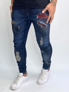 Calça Jeans Super Skinny Destroyed Forro JAY01 - Jay Jones - comprar online