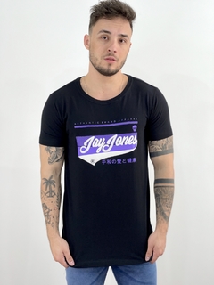 Camiseta Preta Authentic Roxo - Jay Jones