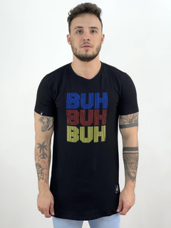 Camiseta Preta Line Trio - Buh