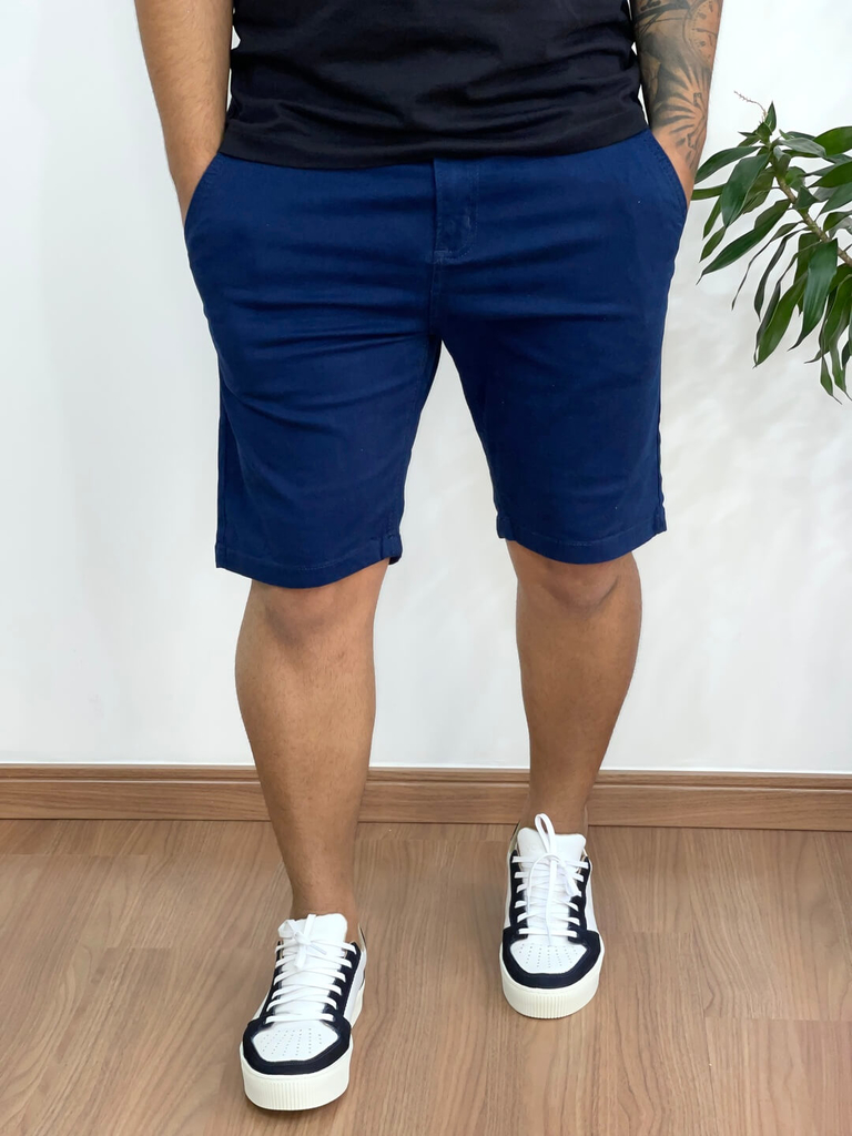 bermuda azul marino