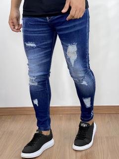 Calça Jeans Super Skinny Destroyed Splash Jay05 - Jay Jones - comprar online