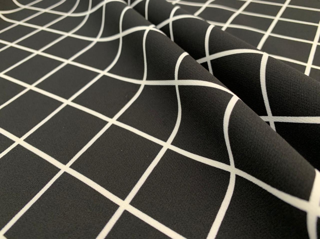 Alfaiataria New Look Estampada Xadrez Preto E Branco