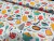 Oxfordine Estampado Utensílios de Cozinha Colorido - 100% Poliéster - 1,50 Metros de Largura - 107g/m²