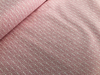 Retalho de Tricoline Estampada Folhas Rosa e Branco - 100% algodão - Cortes de 30cm x 30cm ou 50cm x 50cm