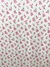 Viscose Estampada Floral Rosa e Branco - 100% Viscose - 1,50 Metros de Largura - 105g/m² - comprar online