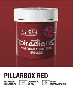 Pillarbox Red de Directions Hair Colour