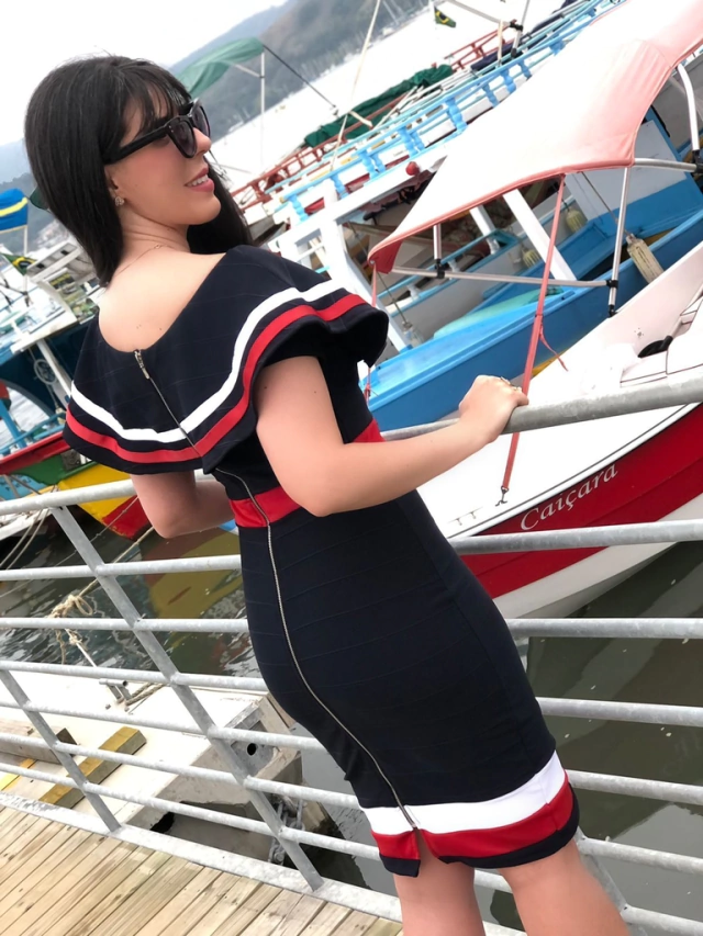 Vestido Marinheiro - Comprar em Loja Luana Berlofa