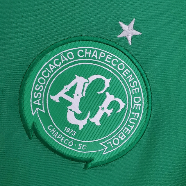 Camisa Chapecoense Home 21/22 - Torcedor/Masculino - Verde e Branco - Umbro