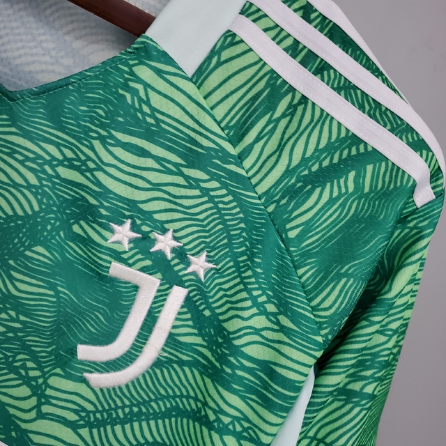 Camisa Juventus Goleiro 21/22 - Torcedor/Masculino - Verde e Branco - Adidas